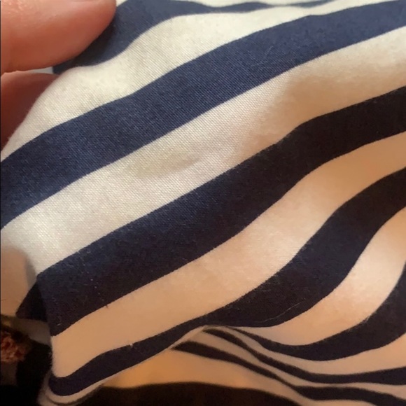Lilly Pulitzer Roswell Navy and White Stripe Cording We Will Go Size 8 - Picture 4 of 16